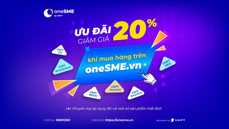 Hộ kinh doanh cá thể, doanh nghiệp SME nhận nhiều ưu đãi hấp dẫn khi mua dịch vụ VT-CNTT trên oneSME