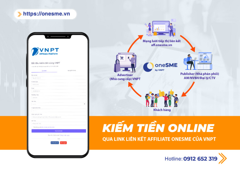 Thêm một cách kinh doanh không cần vốn cùng oneSME của VNPT