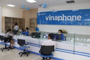 logo vinaphone tại phòng giao dịch