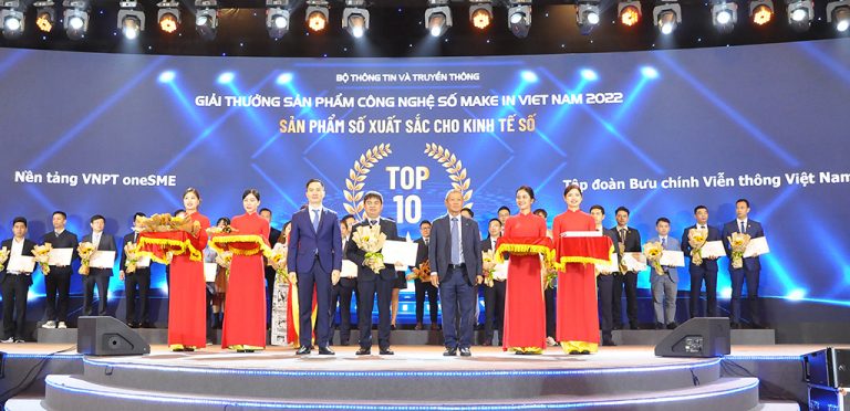 oneSME- nền tảng thúc đẩy chuyển đối số doanh nghiệp SMEs của VNPT được vinh danh  Make in Viet Nam năm 2022