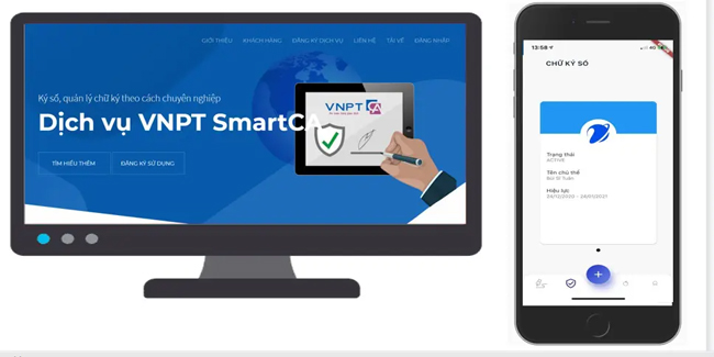 dịch vụ ký số từ xa VNPT SmartCA