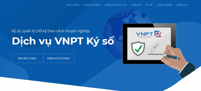 dịch vụ ký số VNPT