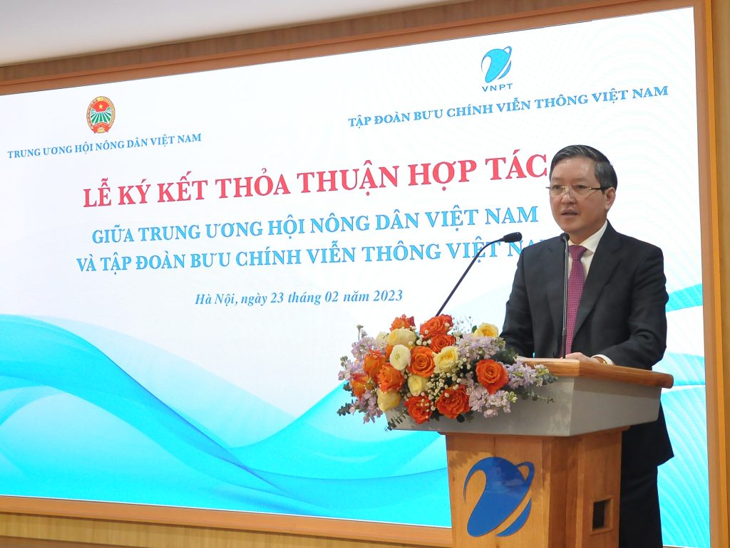 Trung ương Hội Nông dân Việt Nam và VNPT ký kết Thỏa thuận hợp tác chuyển đổi số