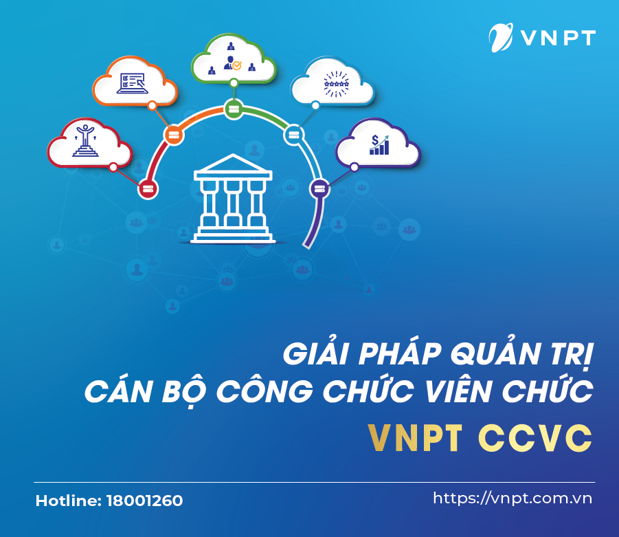 VNPT CCVC giải pháp quản trị cán bộ công chức viên chức