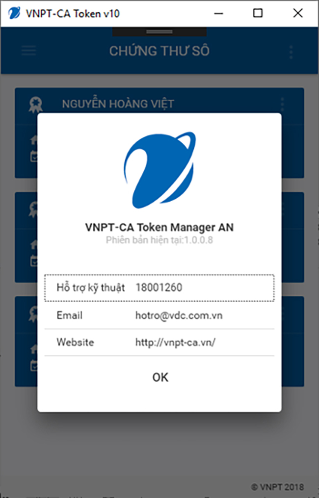 Cách gia hạn chữ kỹ số VNPT trên VNPT CA Token