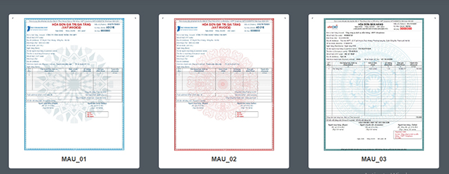 Mẫu hóa đơn điện tử VNPT Invoice