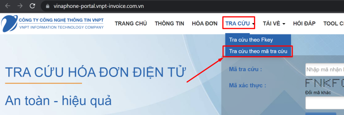 Hướng dẫn cách tra cứu hóa đơn điện tử VNPT