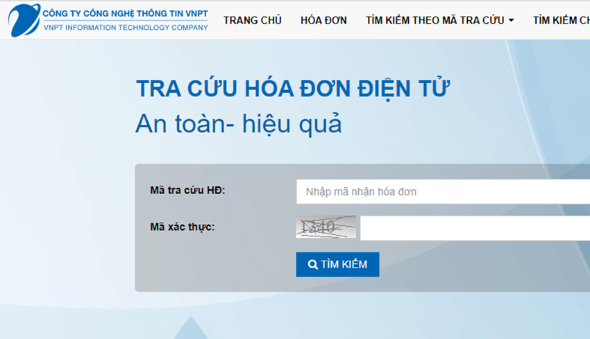 vnpt hóa đơn điện tử tra cứu