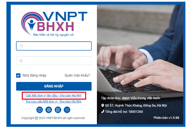 Cách đăng nhập VNPT BHXH