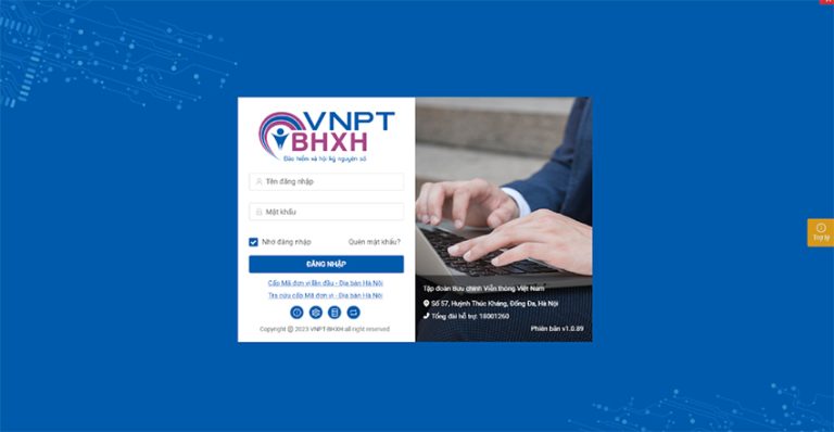 Hướng dẫn cách đăng nhập VNPT – BHXH 5.0 lần đầu tiên