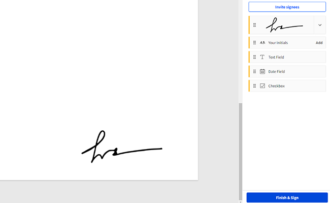 Tạo chữ ký điện tử trong PDF trên máy tính