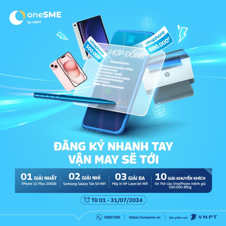 OneSME – Đăng ký nhanh tay vận may sẽ tới với nhiều giải thưởng giá trị