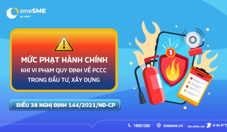 [Infographic] Mức phạt hành chính về phòng cháy chữa cháy trong đầu tư, xây dựng năm 2024