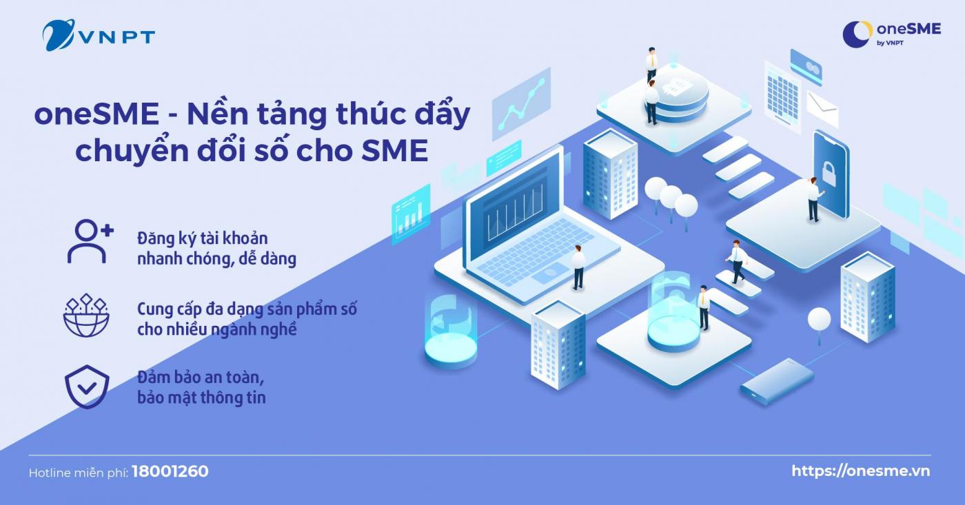 Hệ sinh thái chuyển đổi số toàn diện oneSME - Sản phẩm của VNPT