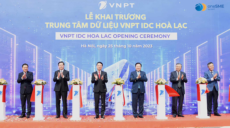 Tháng 10/2023, VNPT đã khai trương Trung tâm dữ liệu lớn nhất Việt Nam