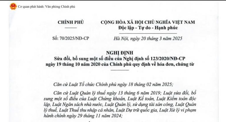 Nghị định 70/2025/NĐ-CP đối với Hộ kinh doanh: A- Z thay đổi cốt lõi cần biết