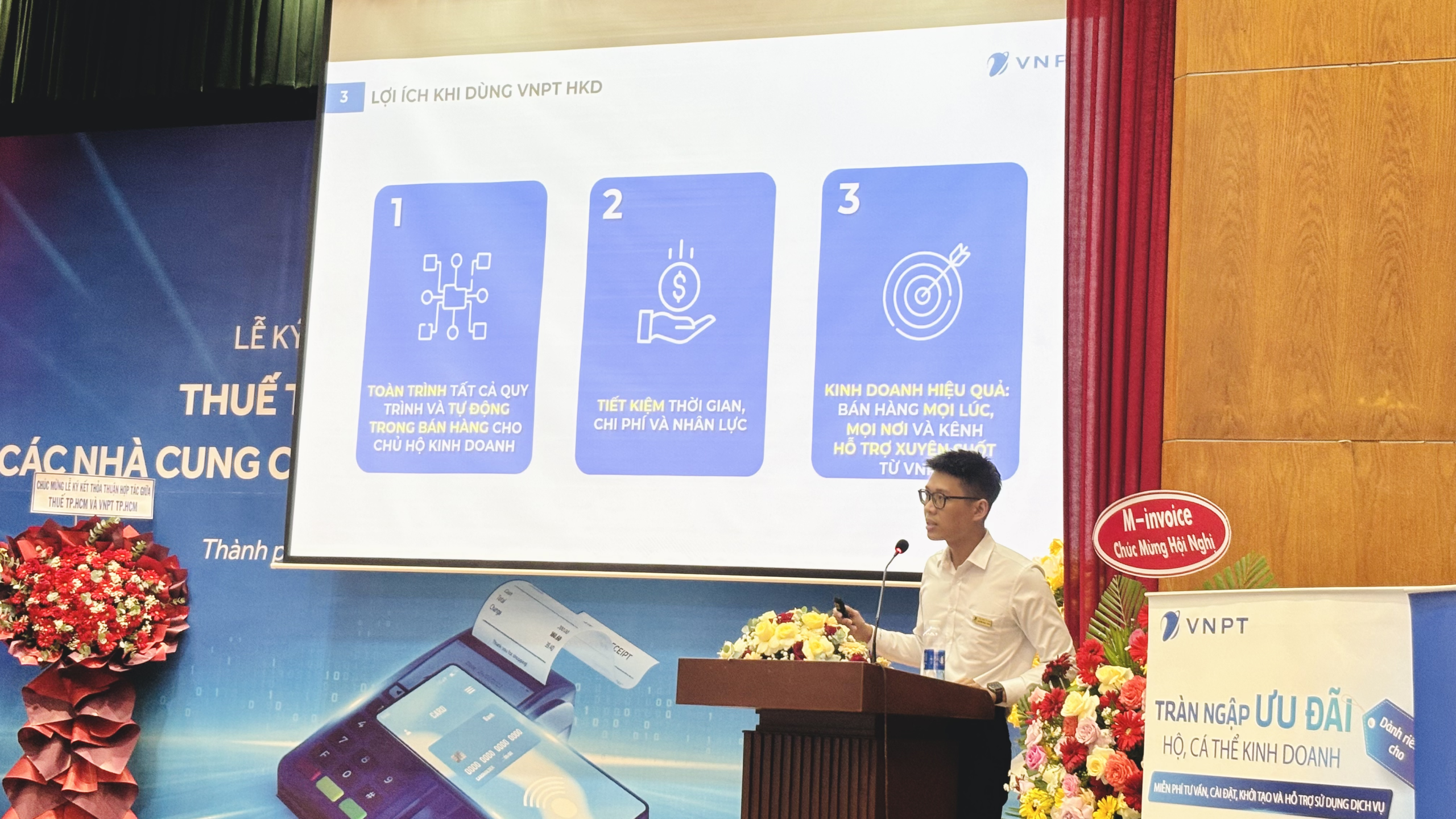 VNPT trình bày giải pháp VNPT HKD dành cho Hộ Kinh doanh