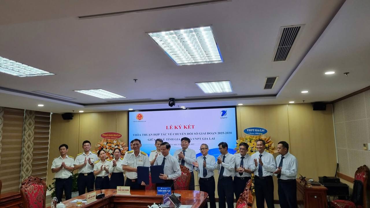 VNPT Gia Lai và Cục Thuế tỉnh Gia Lai: Chung tay đẩy mạnh chuyển đổi số ngành Thuế giai đoạn 2025-2030.