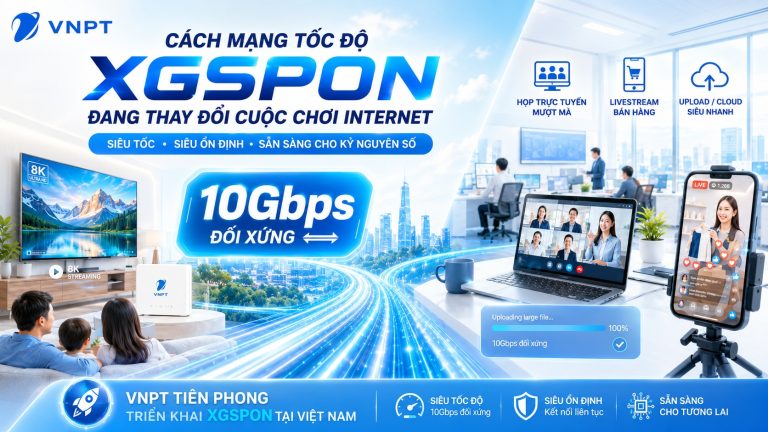 Internet XGSPON tốc độ siêu cao, bệ phóng giúp doanh nghiệp bứt phá trong kỷ nguyên số