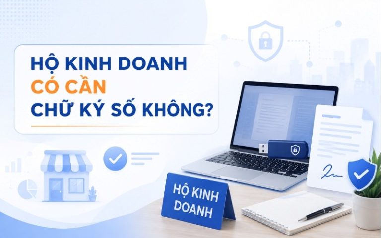 Hộ kinh doanh có cần chữ ký số không? Quy định 2026