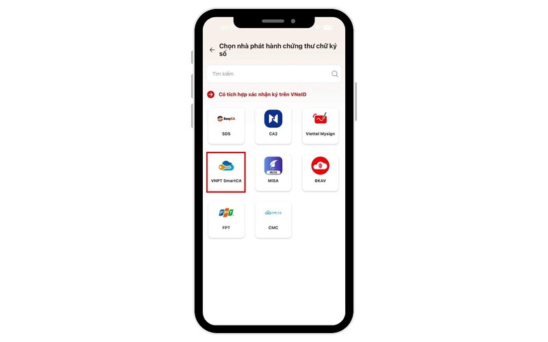 VNPT SmartCA VNeID 07