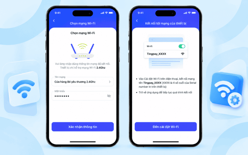 kết nối bằng wifi